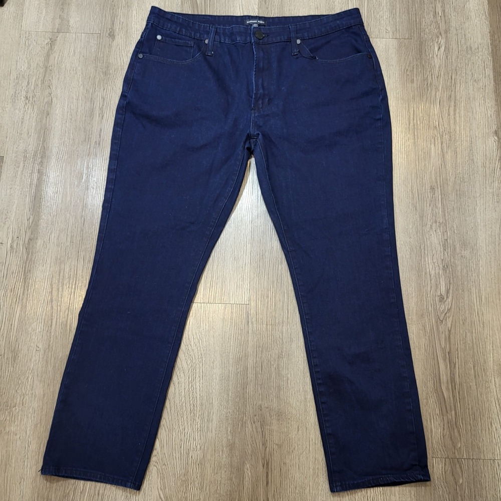 Zachary Prell Pants Men's 38X30 Dark Blue Chino Straight Stretch- Excellent!